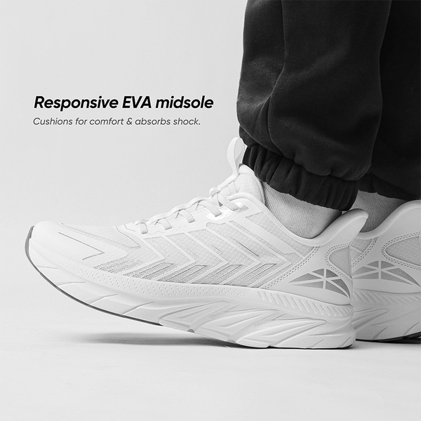 [ALLSWIFIT 2.0] Men's Comfortable Non-Slip Workout Sneakers - WHITE - 4